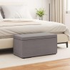 Tabouret Taupe 81 x 41 x 40 cm Tissu et bois stratifié 582100582100