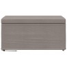 Tabouret Taupe 81 x 41 x 40 cm Tissu et bois stratifié 582100582100