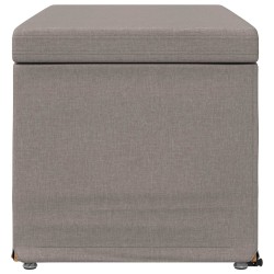 Tabouret Taupe 81 x 41 x 40 cm Tissu et bois stratifié 582100582100