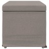 Tabouret Taupe 81 x 41 x 40 cm Tissu et bois stratifié 582100582100