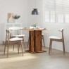 Table à manger vieux bois 80 x 80 x 75 cm bois d'ingénierie 582101582101