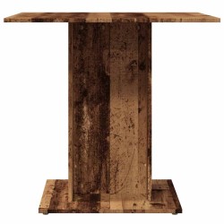 Table à manger vieux bois 80 x 80 x 75 cm bois d'ingénierie 582101582101