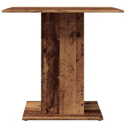 Table à manger vieux bois 80 x 80 x 75 cm bois d'ingénierie 582101582101