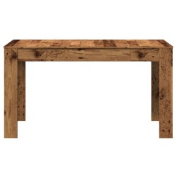 Table à manger vieux bois 140x74,5x76 cm bois d'ingénierie 582102582102