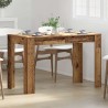 Table à manger vieux bois 120x60x76 cm bois d'ingénierie 582103582103