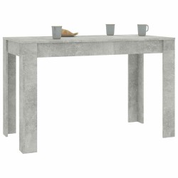 Table à manger Gris béton 120x60x76 cm Bois d'ingénierie 582104582104