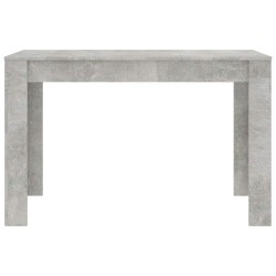 Table à manger Gris béton 120x60x76 cm Bois d'ingénierie 582104582104