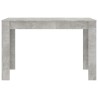 Table à manger Gris béton 120x60x76 cm Bois d'ingénierie 582104582104