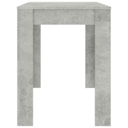 Table à manger Gris béton 120x60x76 cm Bois d'ingénierie 582104582104