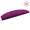 Tapis d'escalier auto-adhésifs 15 pcs Violet 80 x 24,5 x 3,5 cm 582105582105