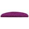 Tapis d'escalier auto-adhésifs 15 pcs Violet 80 x 24,5 x 3,5 cm 582105582105