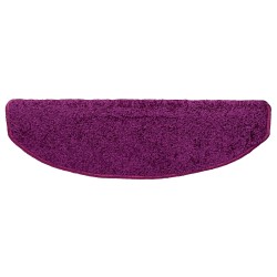 Tapis d'escalier auto-adhésifs 15 pcs Violet 80 x 24,5 x 3,5 cm 582105582105
