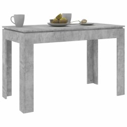 Table à manger Gris béton 120x60x76 cm Bois d'ingénierie 582107582107