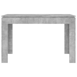 Table à manger Gris béton 120x60x76 cm Bois d'ingénierie 582107582107