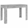 Table à manger Gris béton 120x60x76 cm Bois d'ingénierie 582107582107