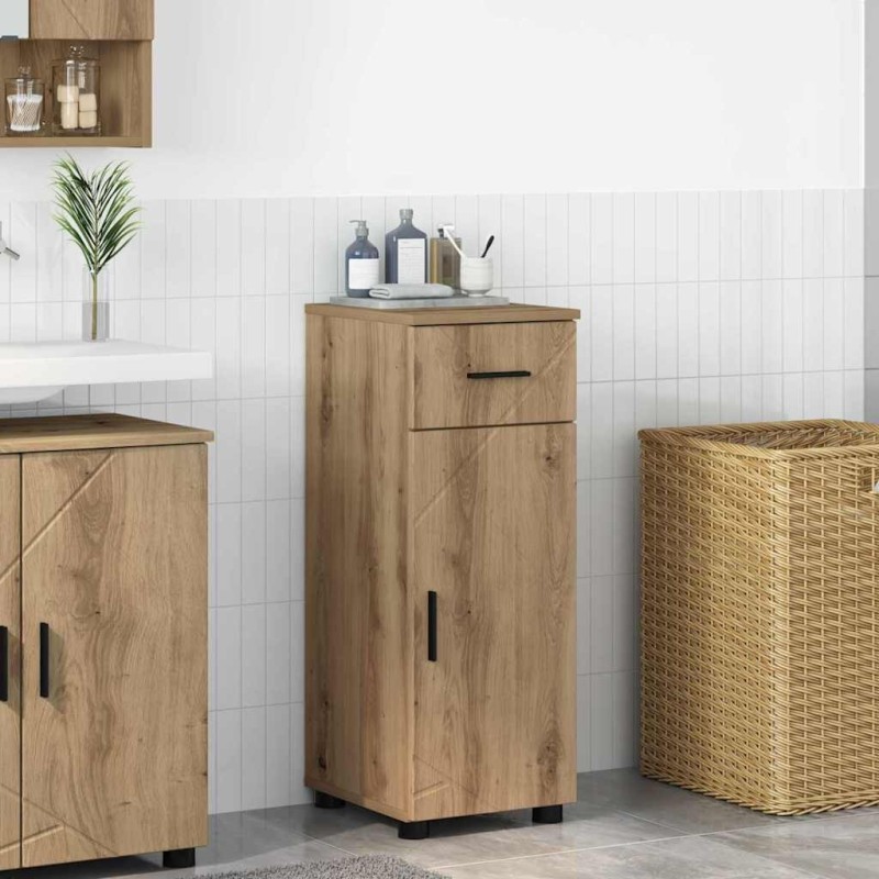 Cabinet de salle de bain Chêne artisanal 30 x 35 x 80 cm 582110582110