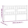 Tête de lit 155,5x4x100 cm Bois massif de pin 582112582112