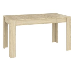 Table à manger Chêne sonoma 140x74,5x76 cm Bois d'ingénierie 582125582125