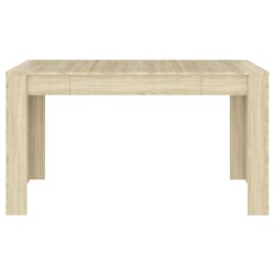 Table à manger Chêne sonoma 140x74,5x76 cm Bois d'ingénierie 582125582125