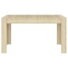 Table à manger Chêne sonoma 140x74,5x76 cm Bois d'ingénierie 582125582125