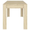 Table à manger Chêne sonoma 140x74,5x76 cm Bois d'ingénierie 582125582125