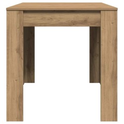 Table à manger chêne artisanal 140x74,5x76 cm bois d'ingénierie 582129582129