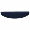 Tapis d'escalier auto-adhésifs 15 pcs Bleu marine 582138582138