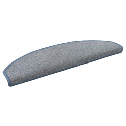 Tapis d'escalier auto-adhésifs 15 pcs Gris clair et bleu 582139582139
