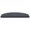 Tapis d'escalier auto-adhésifs 15 pcs Gris foncé et bleu 582140582140