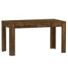 Table à manger chêne fumé 140x74,5x76 cm bois d'ingénierie 582141582141