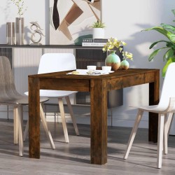 Table à manger chêne fumé 140x74,5x76 cm bois d'ingénierie 582141582141