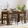 Table à manger chêne fumé 140x74,5x76 cm bois d'ingénierie 582141582141