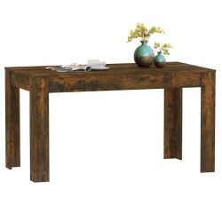 Table à manger chêne fumé 140x74,5x76 cm bois d'ingénierie 582141582141