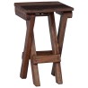 Tabouret Naturel 30 x 30 x 48 cm Bois massif de récupération 582143582143