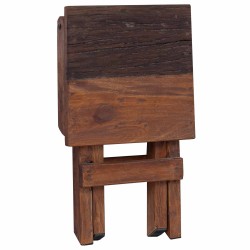 Tabouret Naturel 30 x 30 x 48 cm Bois massif de récupération 582143582143