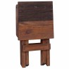 Tabouret Naturel 30 x 30 x 48 cm Bois massif de récupération 582143582143