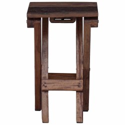 Tabouret Naturel 30 x 30 x 48 cm Bois massif de récupération 582143582143