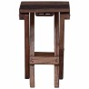 Tabouret Naturel 30 x 30 x 48 cm Bois massif de récupération 582143582143
