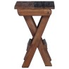 Tabouret Naturel 30 x 30 x 48 cm Bois massif de récupération 582143582143