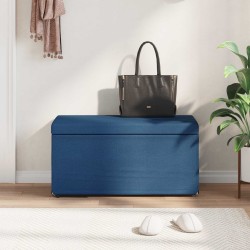 Tabouret Bleu 81 x 41 x 40 cm Tissu et bois stratifié 582144582144