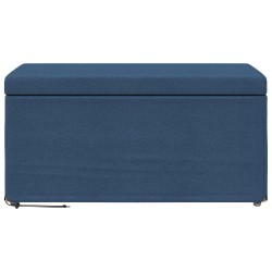 Tabouret Bleu 81 x 41 x 40 cm Tissu et bois stratifié 582144582144