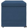 Tabouret Bleu 81 x 41 x 40 cm Tissu et bois stratifié 582144582144