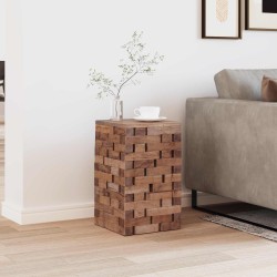 Tabouret Naturel 29 x 29 x 48 cm Bois massif de récupération 582145582145