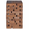 Tabouret Naturel 29 x 29 x 48 cm Bois massif de récupération 582145582145