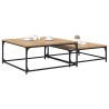 Table basse 2 pcs Chêne artisanal 80 x 80 x 35 cm 582148582148