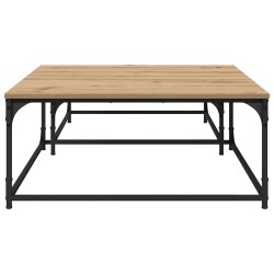 Table basse 2 pcs Chêne artisanal 80 x 80 x 35 cm 582148582148