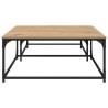 Table basse 2 pcs Chêne artisanal 80 x 80 x 35 cm 582148582148