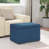 Tabouret Bleu 61 x 41 x 40 cm Tissu et bois stratifié 582149582149