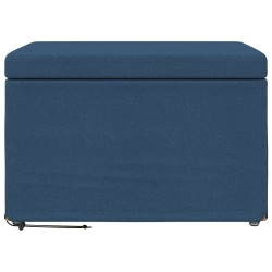 Tabouret Bleu 61 x 41 x 40 cm Tissu et bois stratifié 582149582149