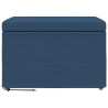 Tabouret Bleu 61 x 41 x 40 cm Tissu et bois stratifié 582149582149